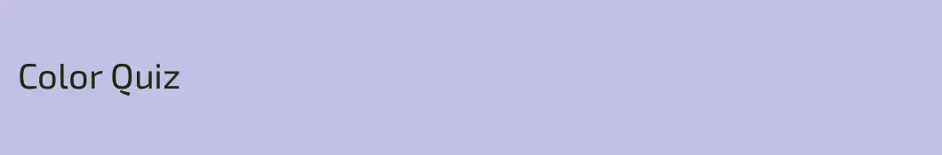 Color Quiz